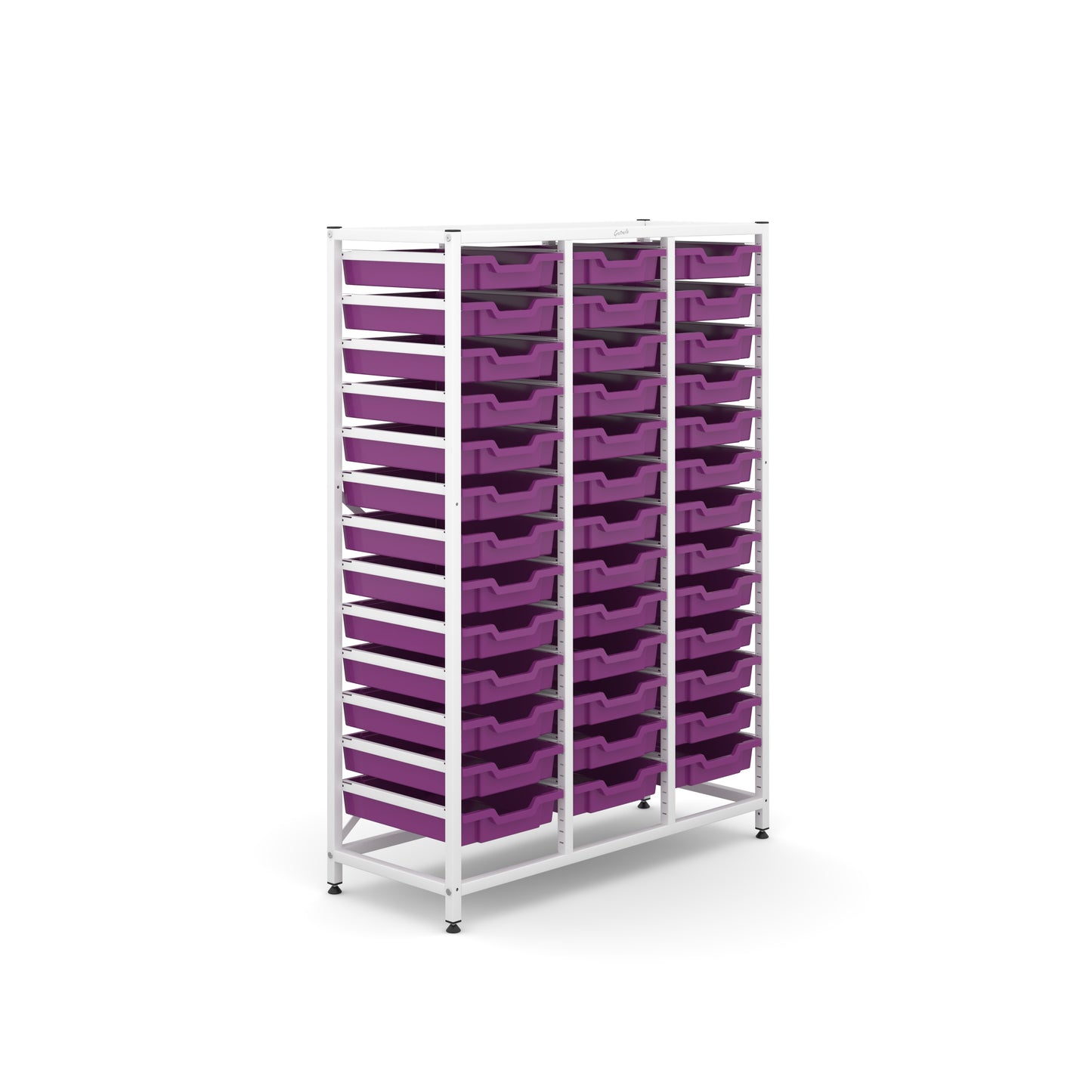 Gratnells Science Mid Treble Frame 39 Shallow Trays