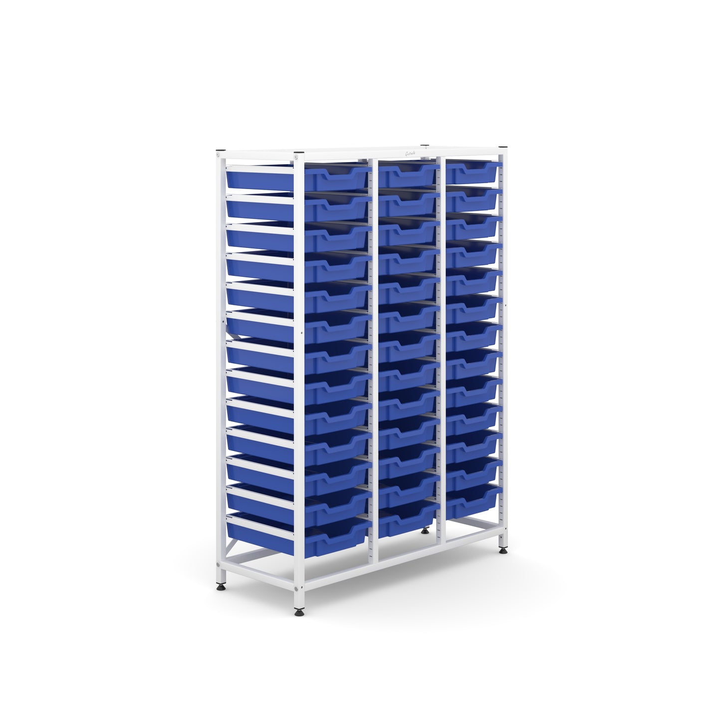 Gratnells Science Mid Treble Frame 39 Shallow Trays