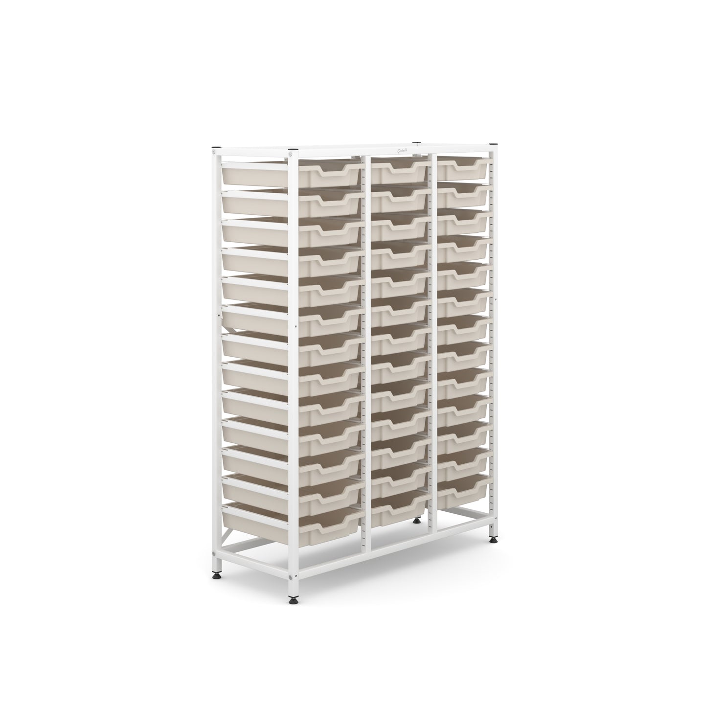 Gratnells Science Mid Treble Frame 39 Shallow Trays