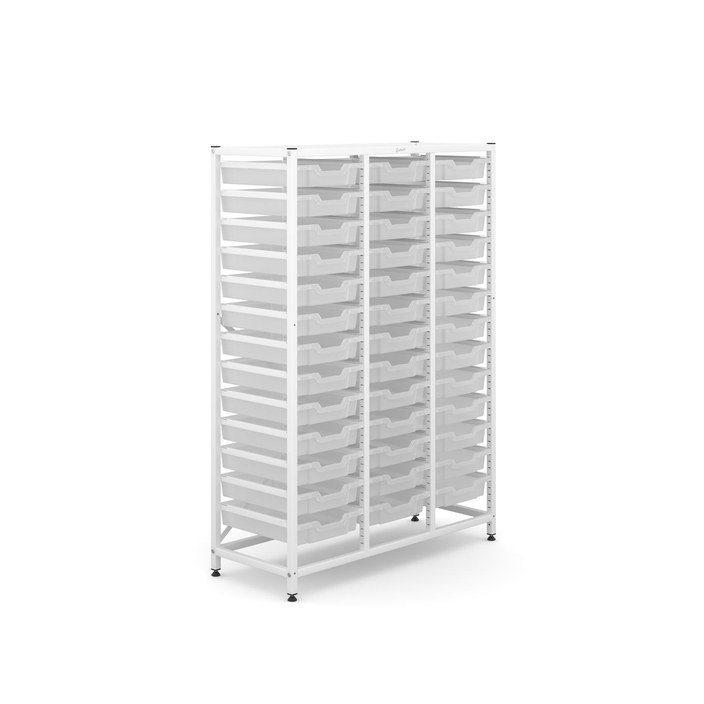Gratnells Science Mid Treble Frame 39 Shallow Trays