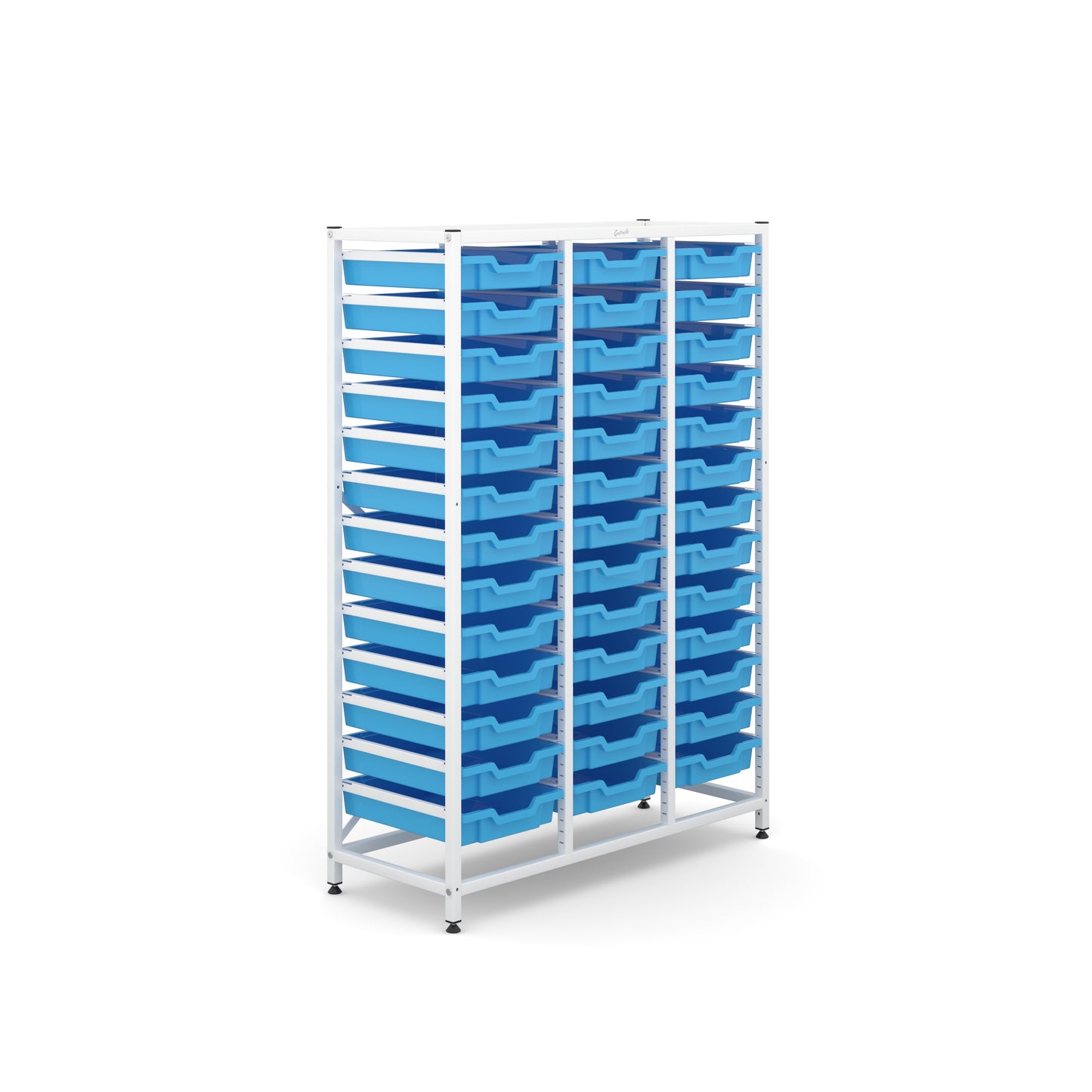Gratnells Science Mid Treble Frame 39 Shallow Trays