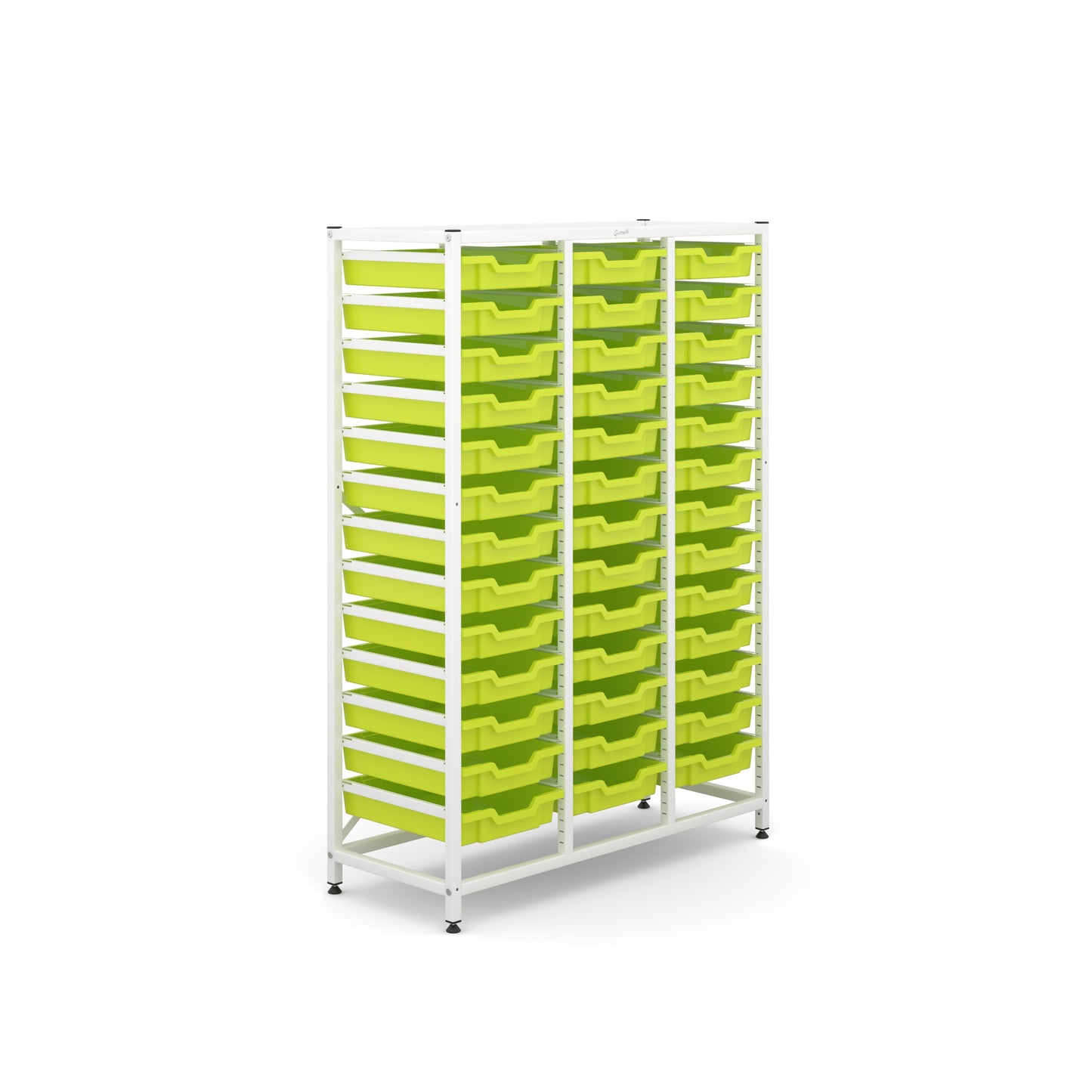 Gratnells Science Mid Treble Frame 39 Shallow Trays