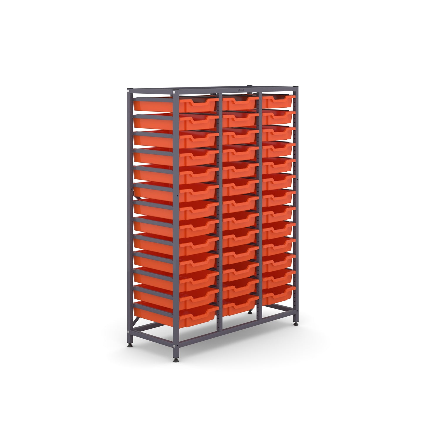 Gratnells Science Mid Treble Frame 39 Shallow Trays