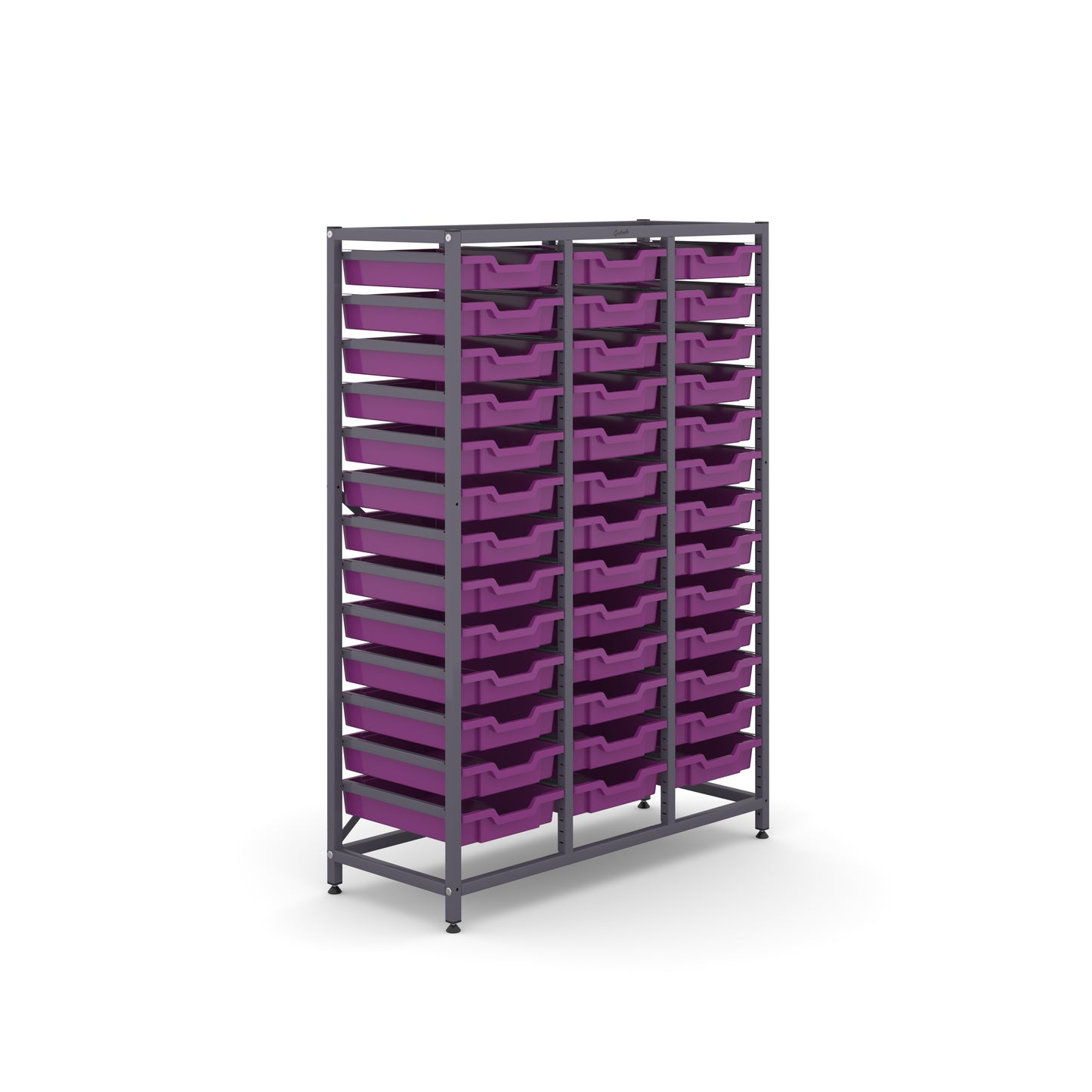 Gratnells Science Mid Treble Frame 39 Shallow Trays