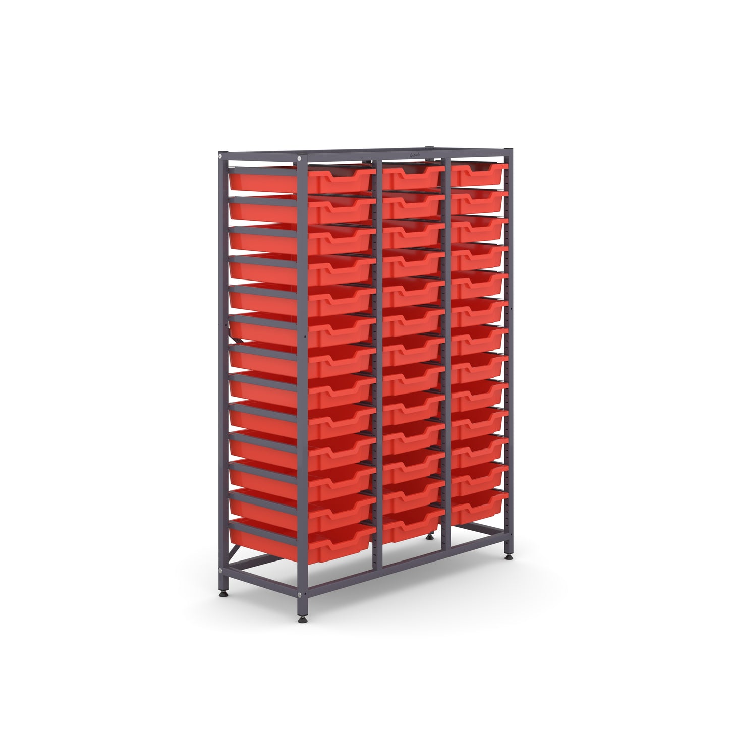 Gratnells Science Mid Treble Frame 39 Shallow Trays