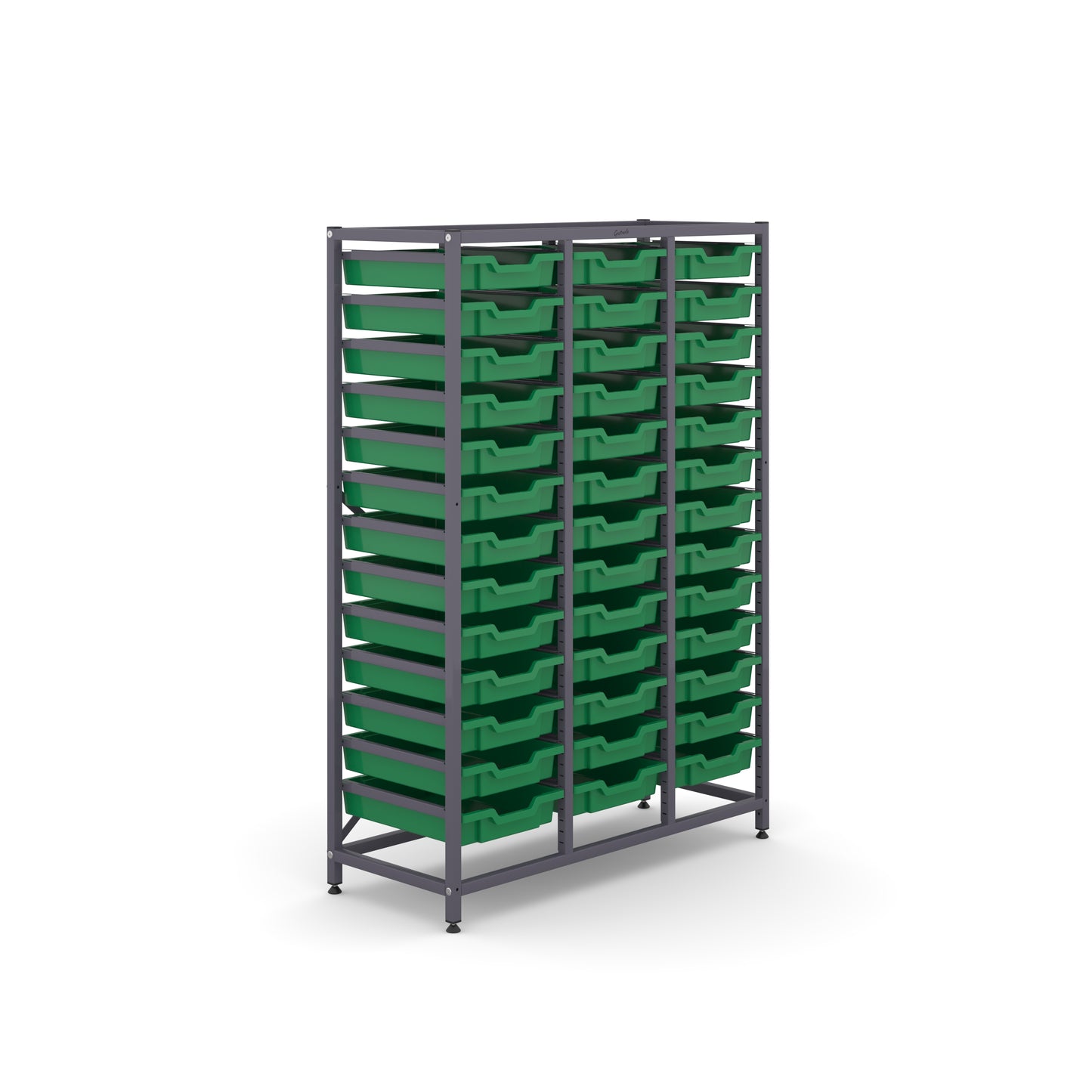 Gratnells Science Mid Treble Frame 39 Shallow Trays
