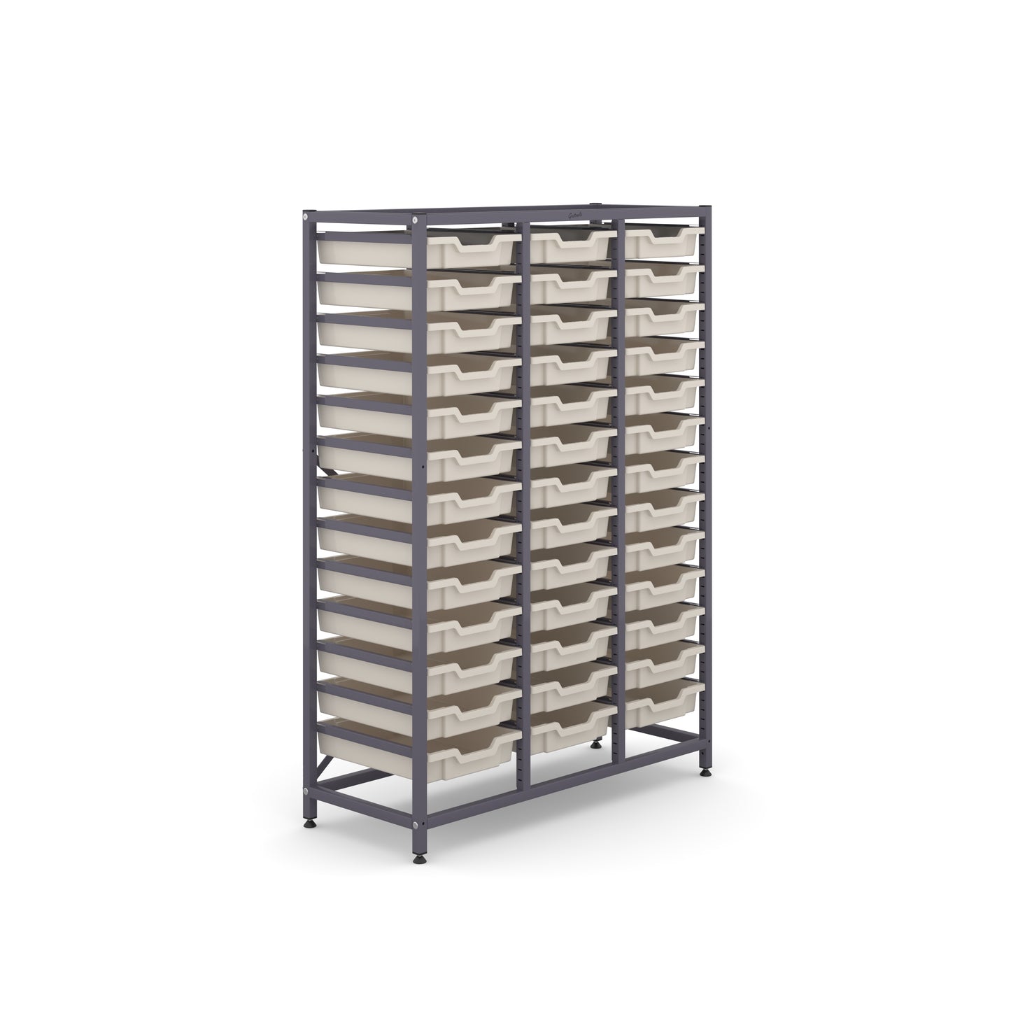 Gratnells Science Mid Treble Frame 39 Shallow Trays