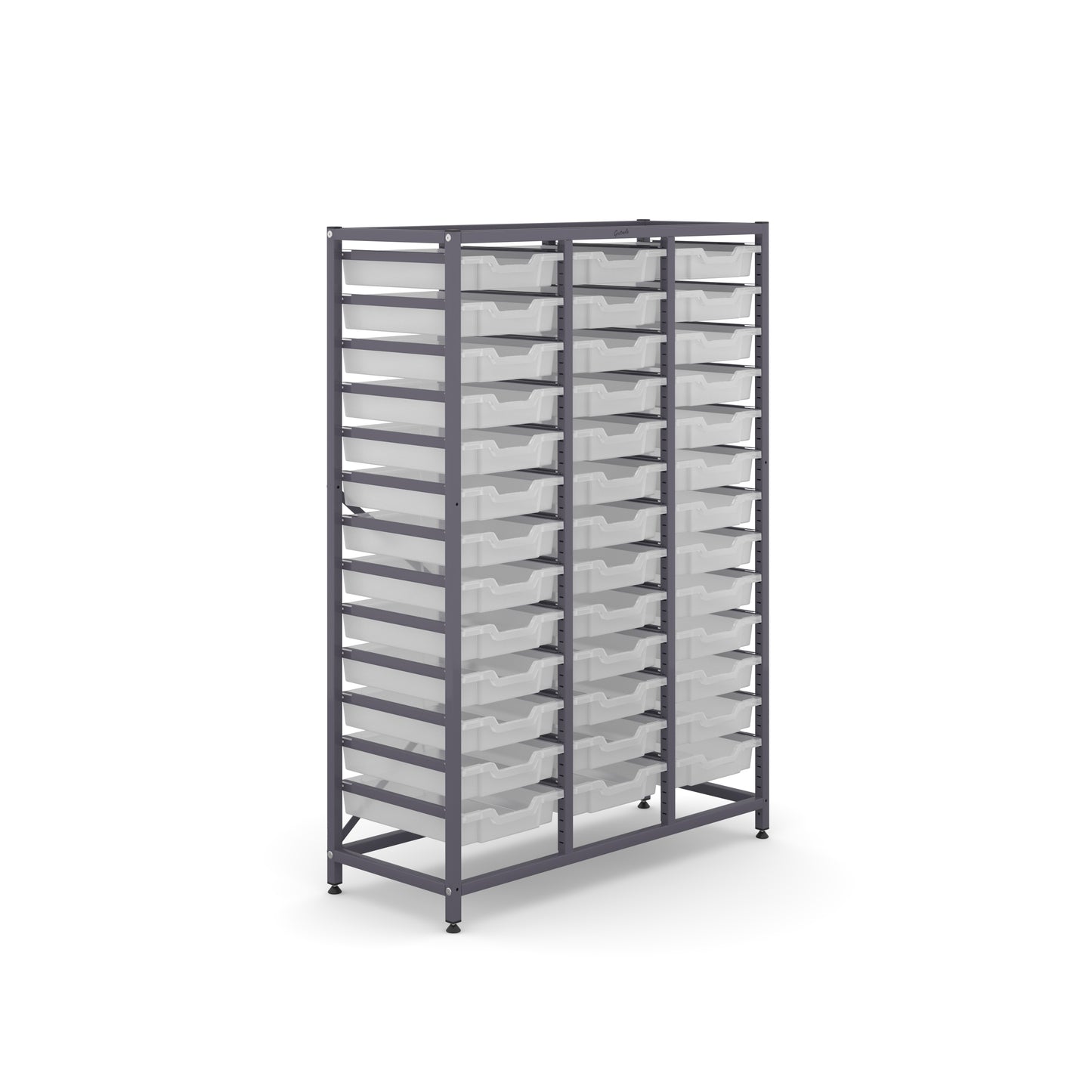 Gratnells Science Mid Treble Frame 39 Shallow Trays