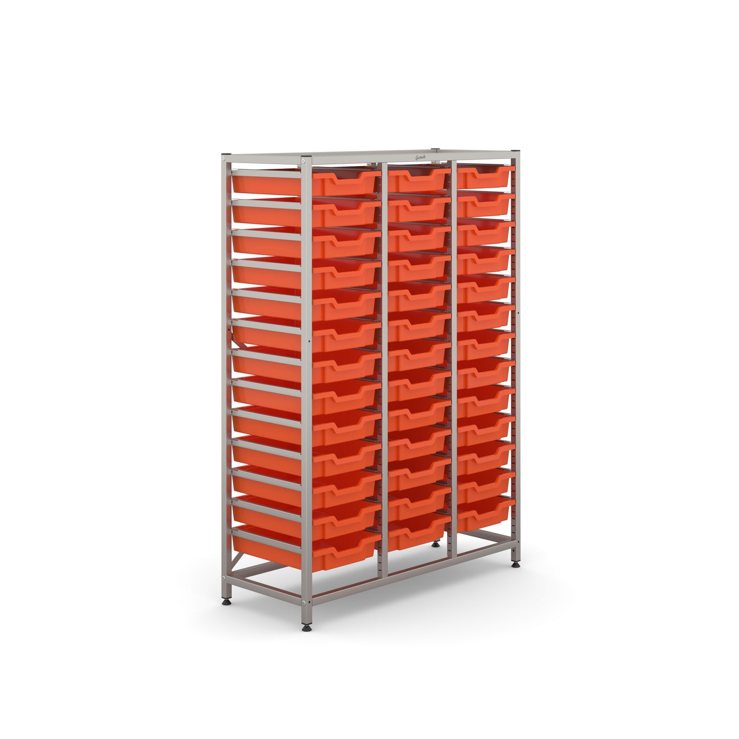 Gratnells Science Mid Treble Frame 39 Shallow Trays