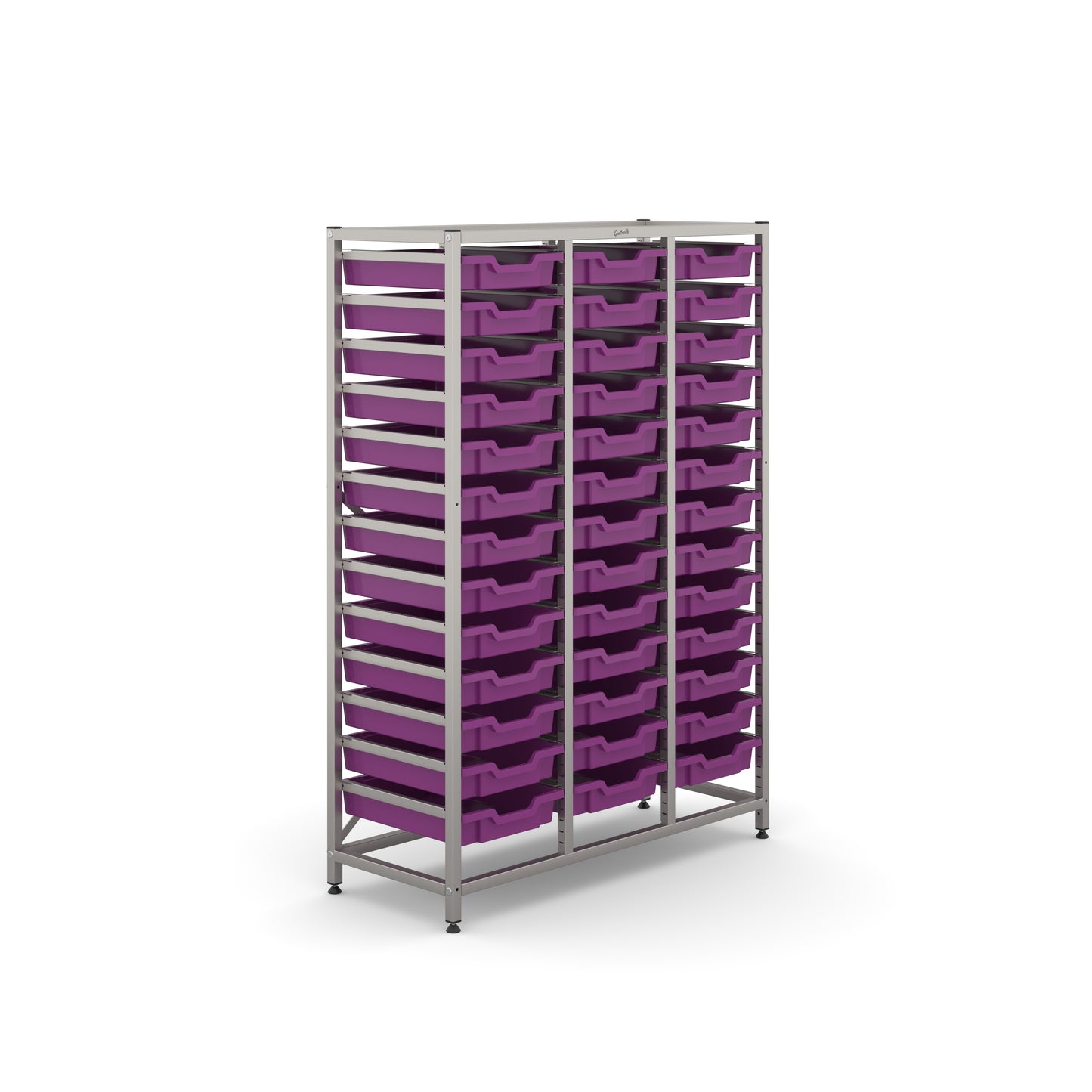 Gratnells Science Mid Treble Frame 39 Shallow Trays