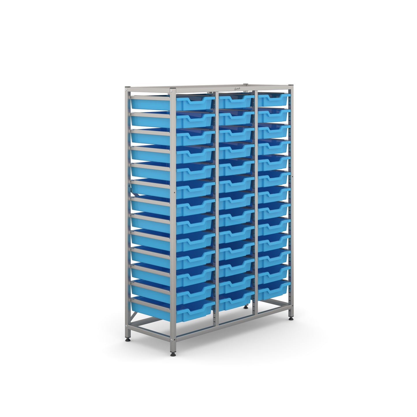 Gratnells Science Mid Treble Frame 39 Shallow Trays