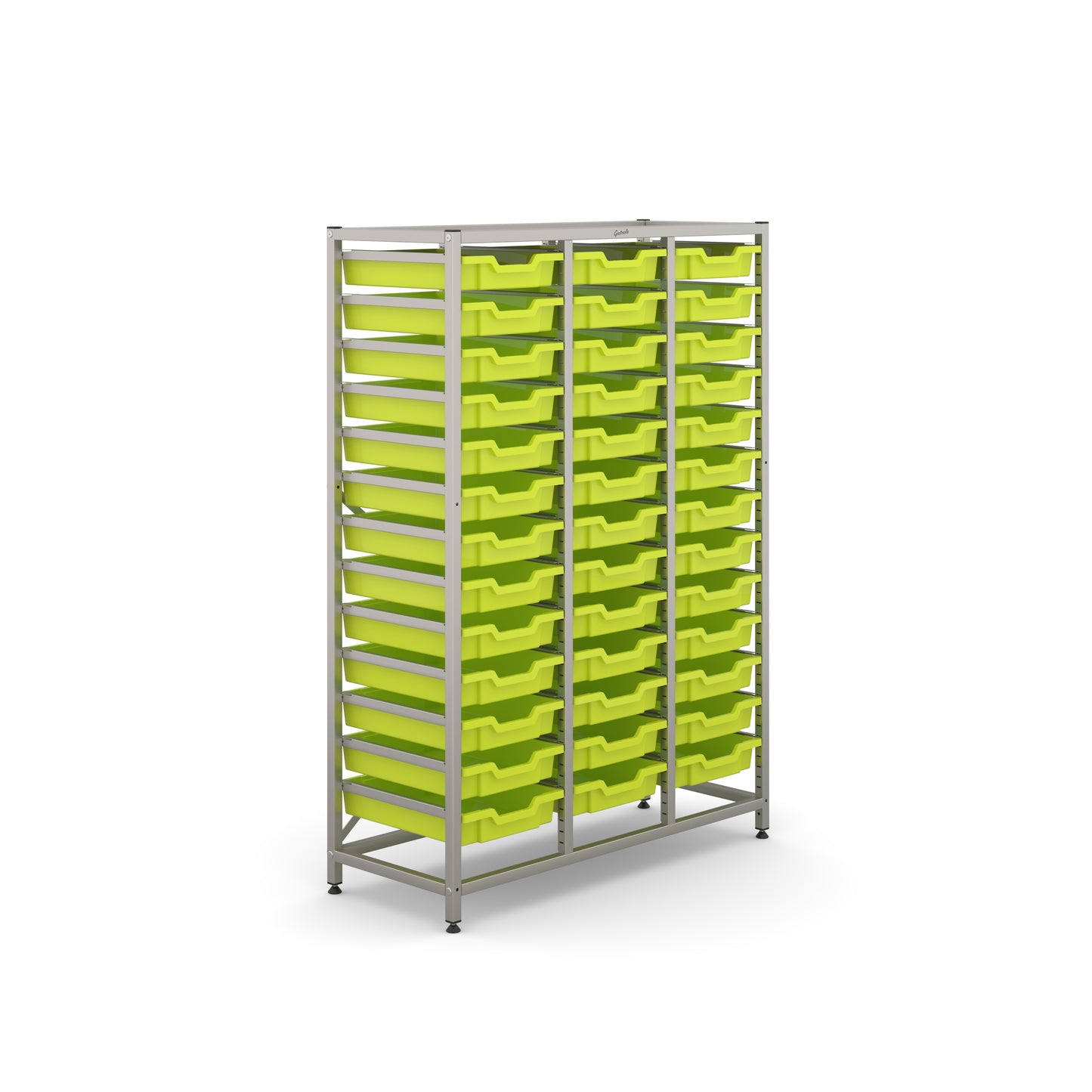 Gratnells Science Mid Treble Frame 39 Shallow Trays