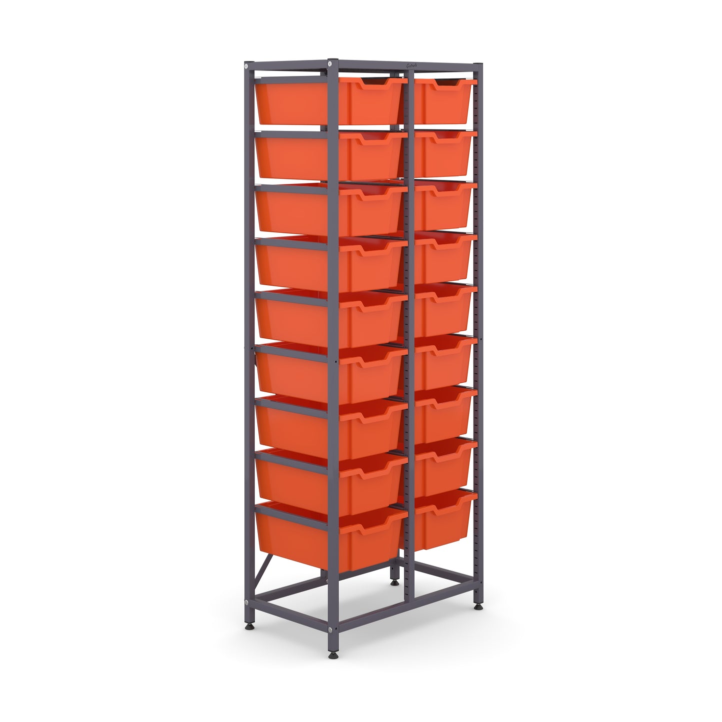 Gratnells Science Tall Double Frame 18 Deep Trays