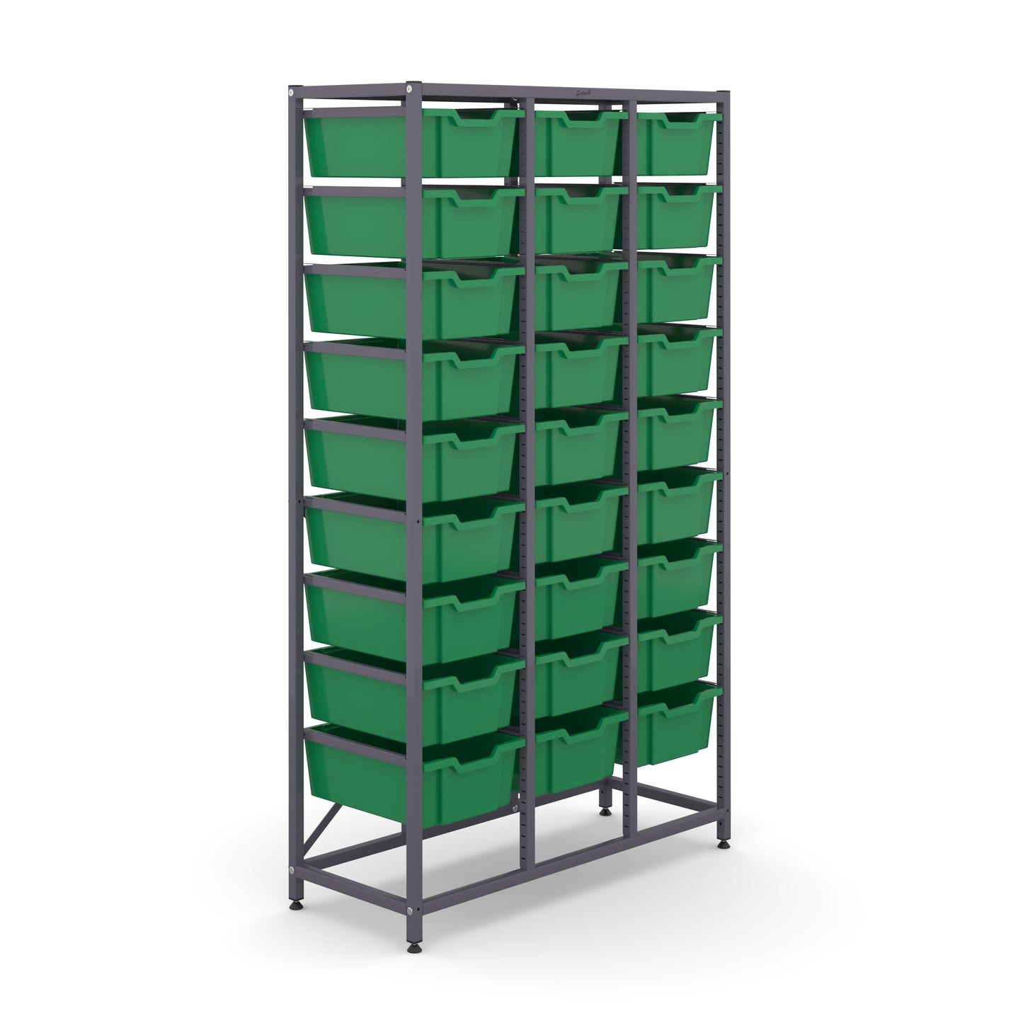 Gratnells Science Tall Treble Frame 27 Deep Trays