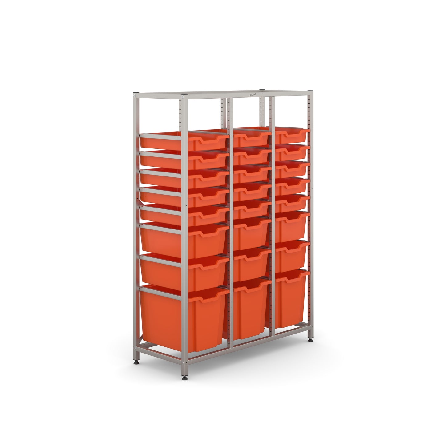 Gratnells Science Mid Treble Frame 3 Jumbo 6 Deep & 15 Shallow Trays