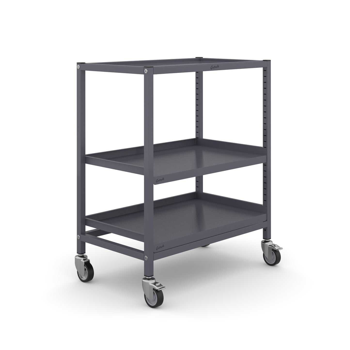 Gratnells Science Bench Height Double Span Trolley 2 Shelves