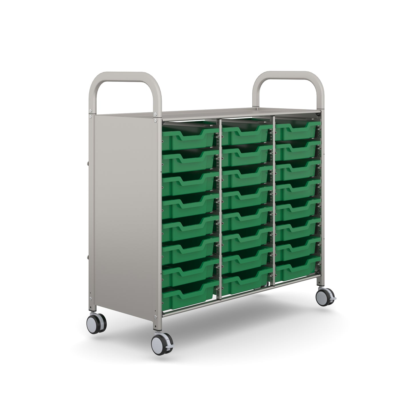 Gratnells Callero Plus Treble Trolley 24 Shallow Trays