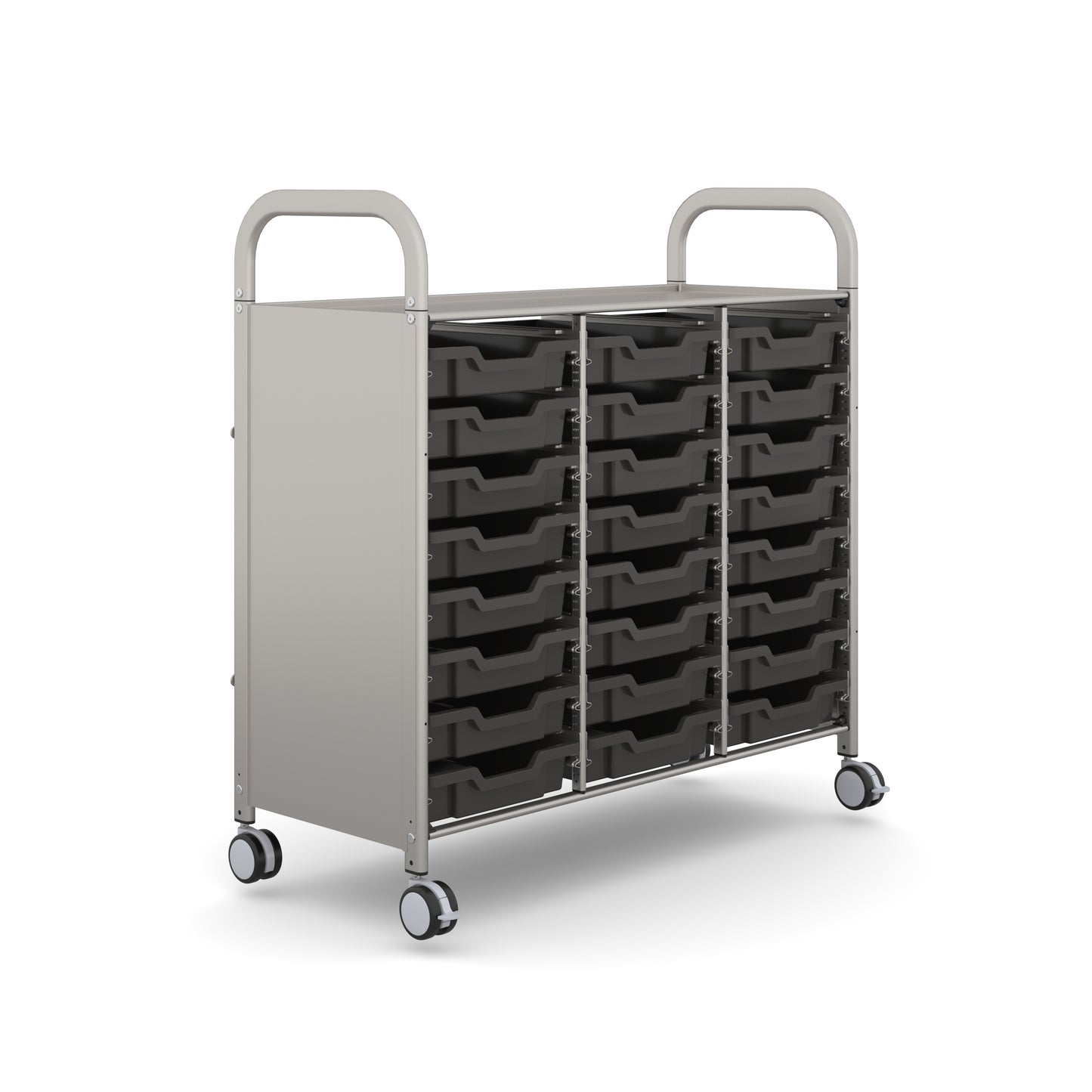 Gratnells Callero Plus Treble Trolley 24 Shallow Trays