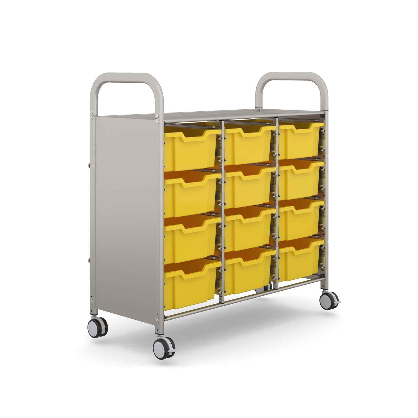 Gratnells Callero Plus Treble Trolley 12 Deep Trays