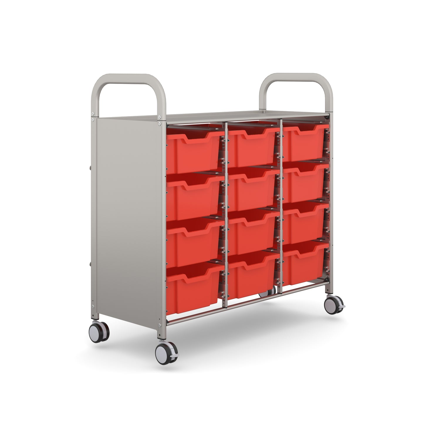 Gratnells Callero Plus Treble Trolley 12 Deep Trays