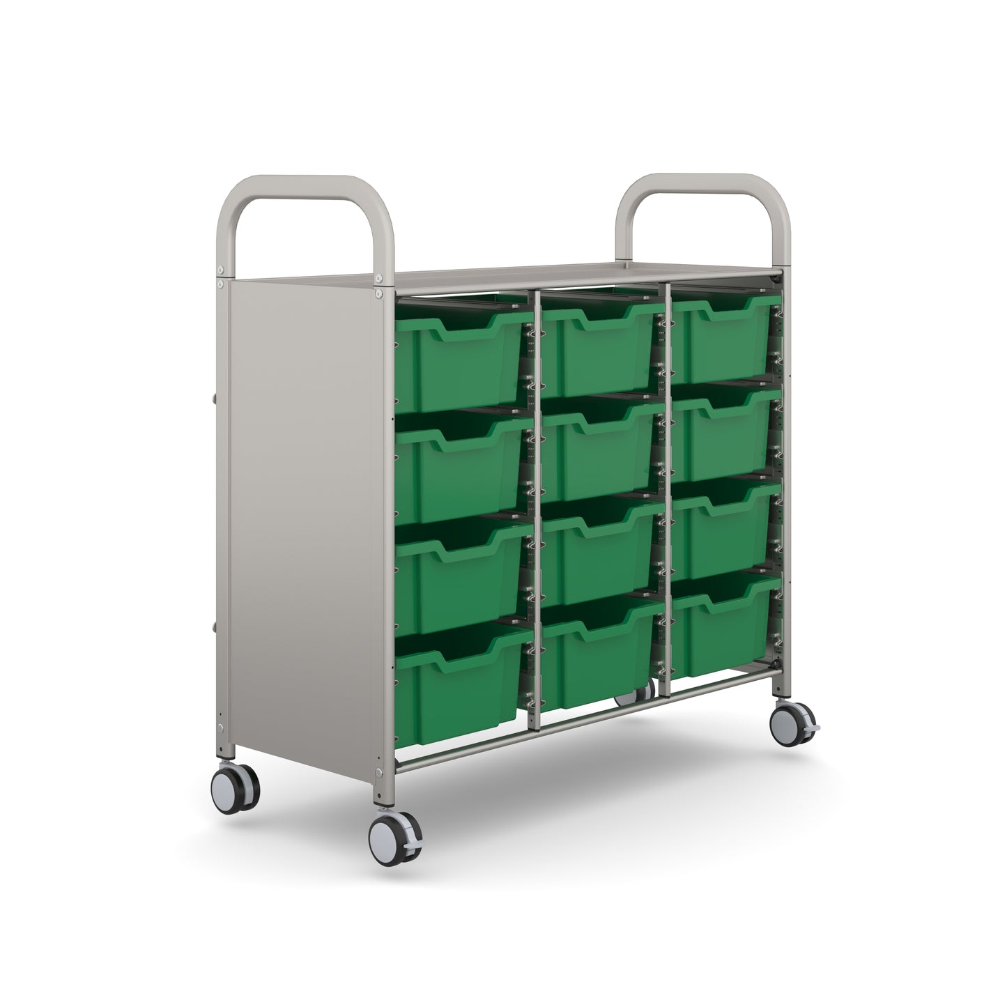 Gratnells Callero Plus Treble Trolley 12 Deep Trays