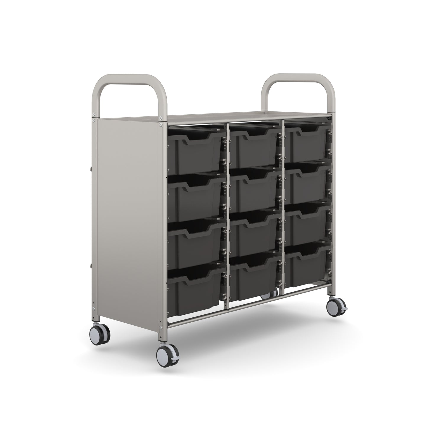 Gratnells Callero Plus Treble Trolley 12 Deep Trays