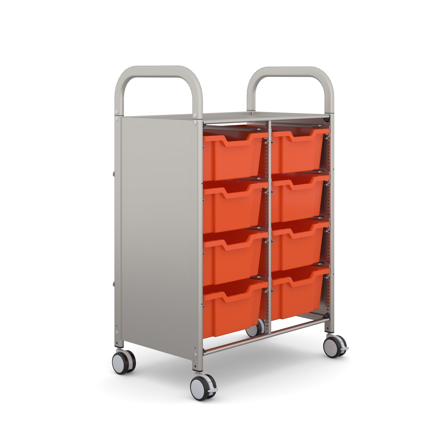 Gratnells Callero Plus Double Trolley 8 Deep Trays