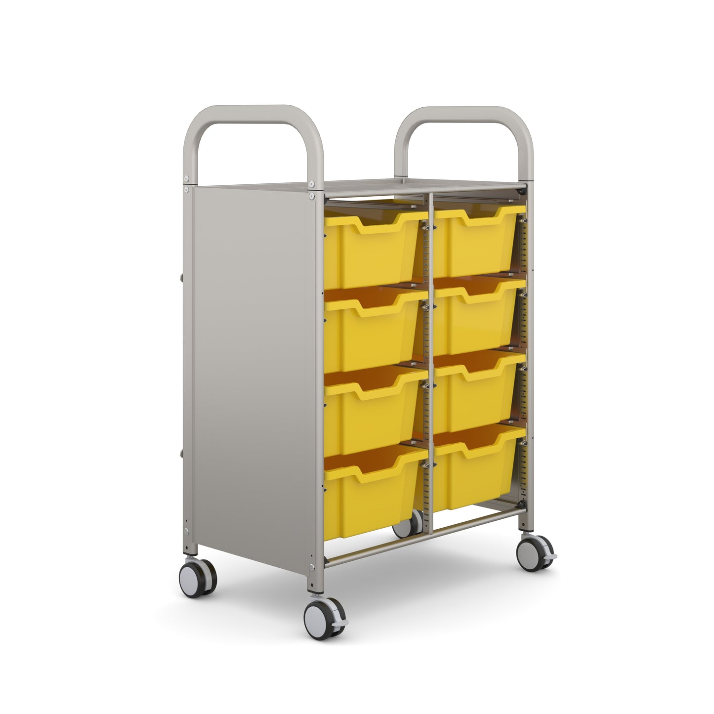 Gratnells Callero Plus Double Trolley 8 Deep Trays