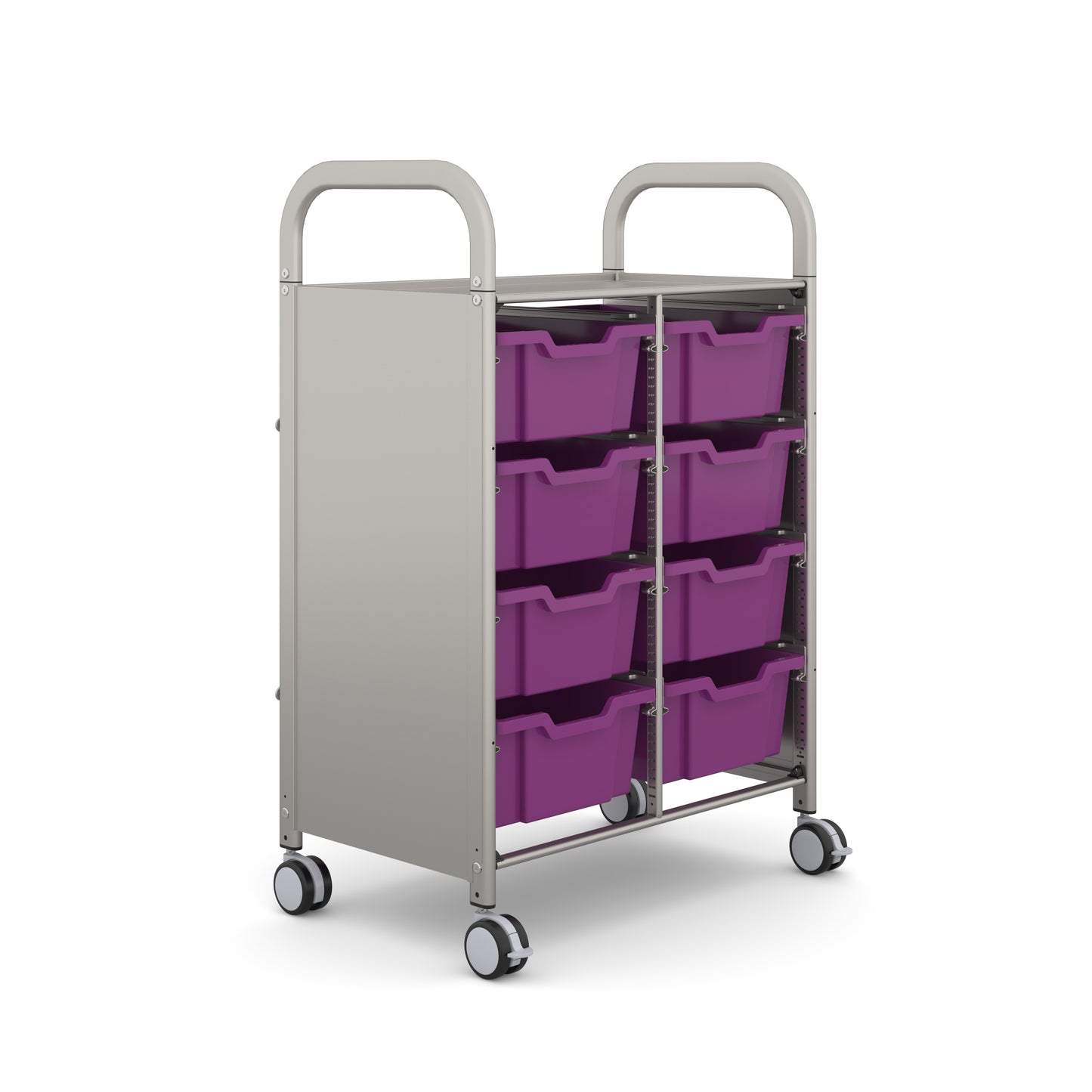 Gratnells Callero Plus Double Trolley 8 Deep Trays