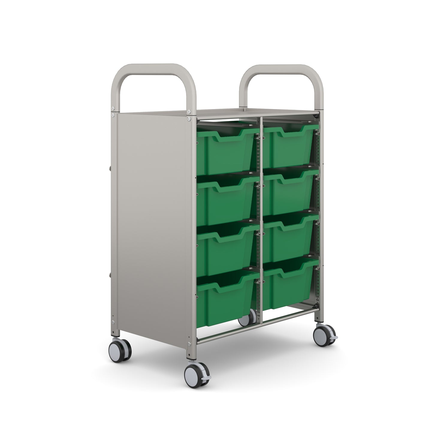 Gratnells Callero Plus Double Trolley 8 Deep Trays