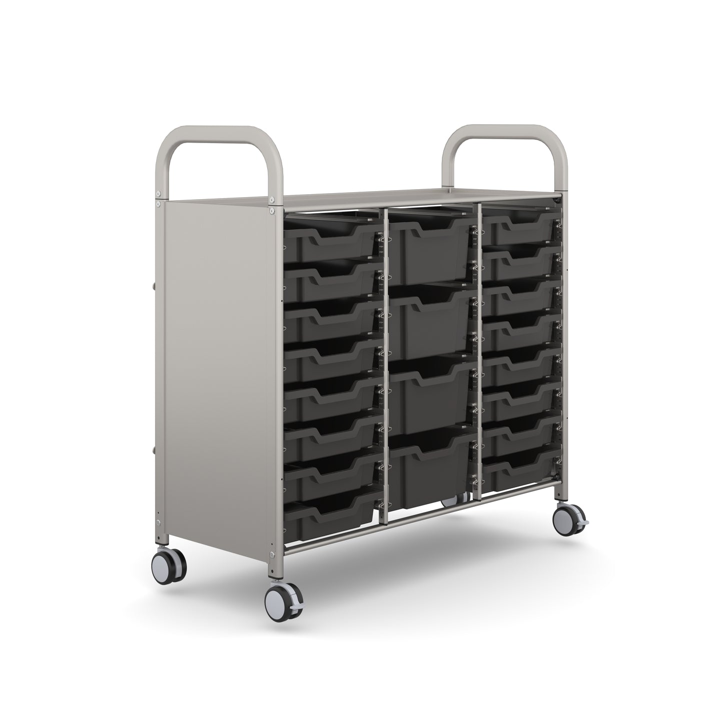 Gratnells Callero Plus Treble Trolley 16 Shallow & 4 Deep Trays