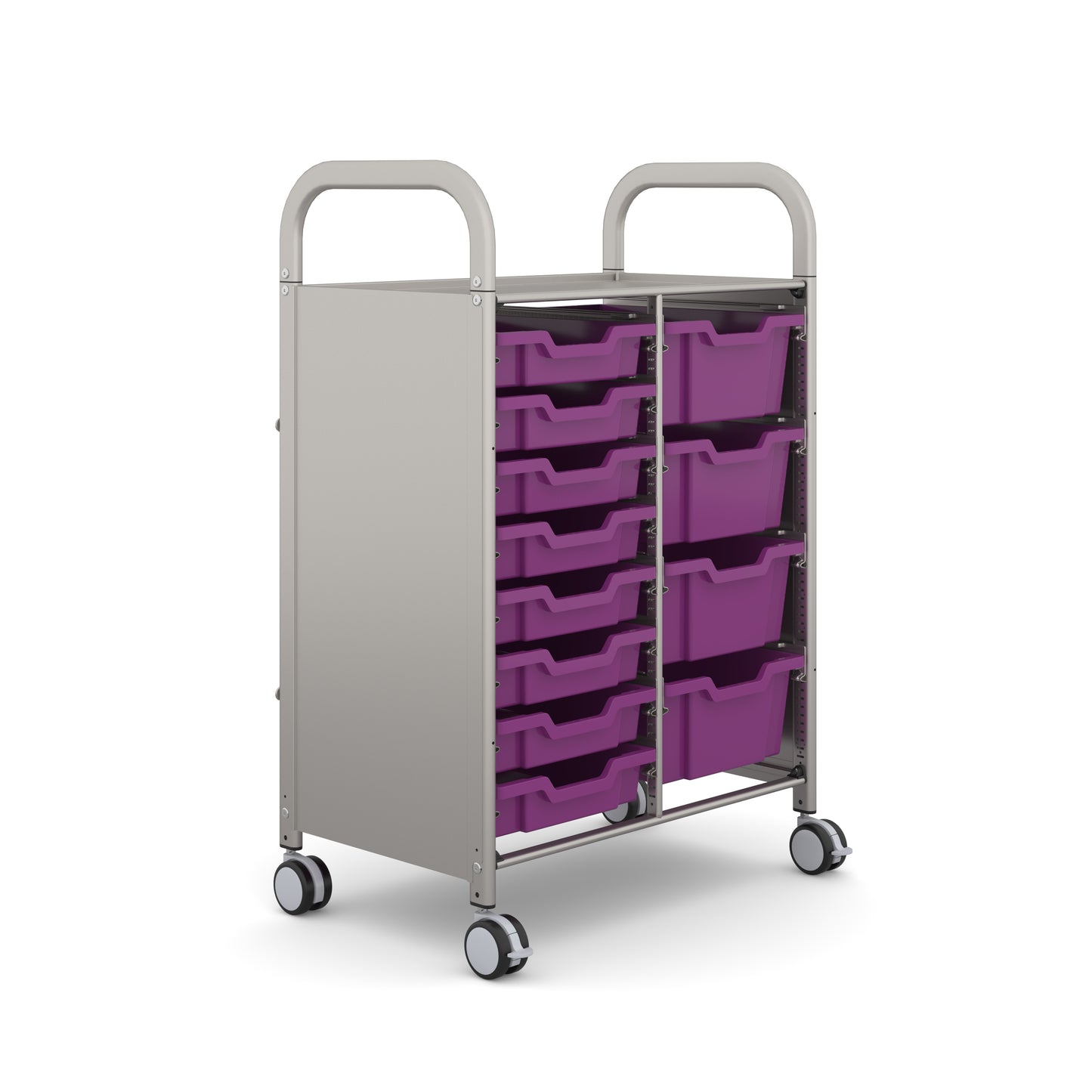 Gratnells Callero Plus Double Trolley 8 Shallow & 4 Deep Trays