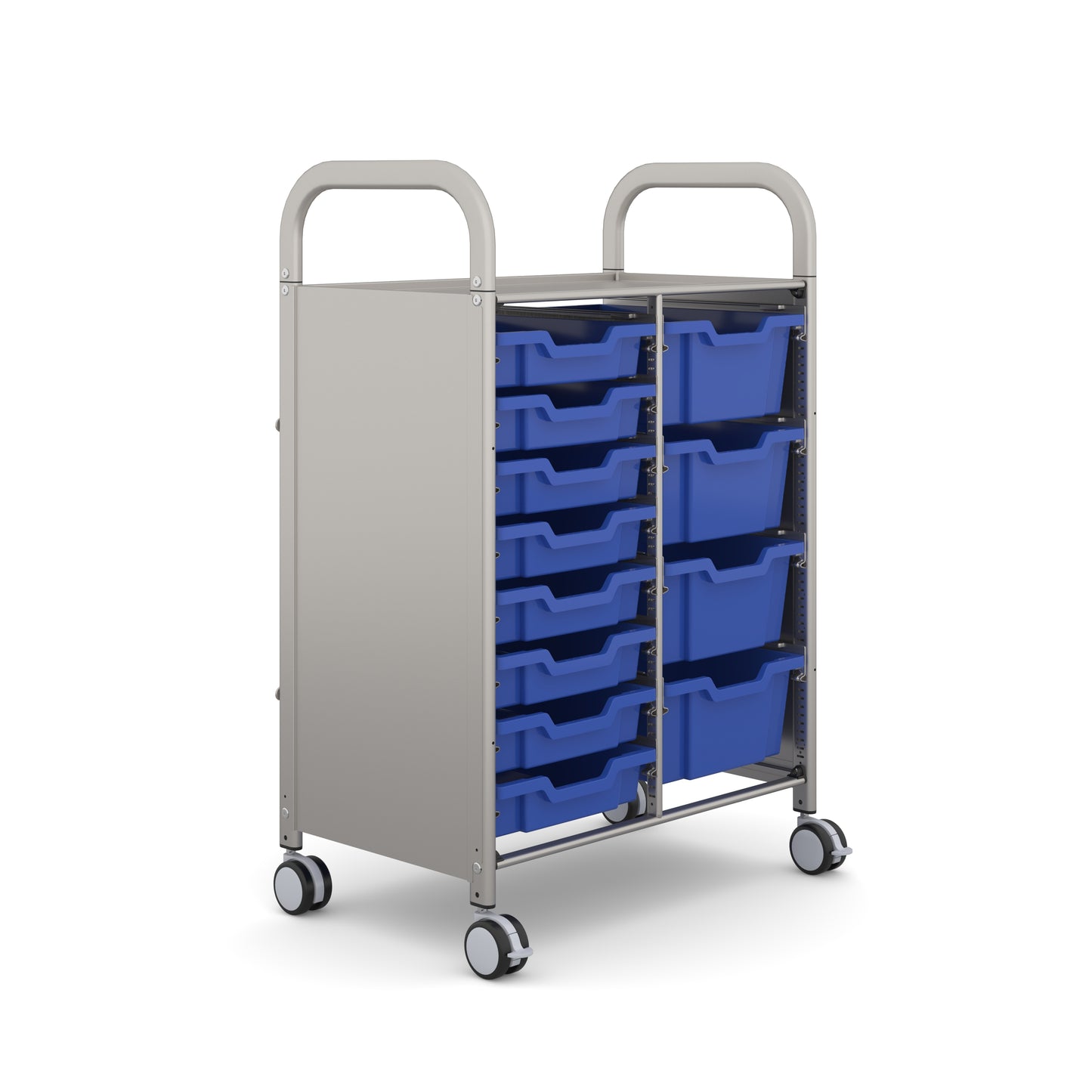 Gratnells Callero Plus Double Trolley 8 Shallow & 4 Deep Trays