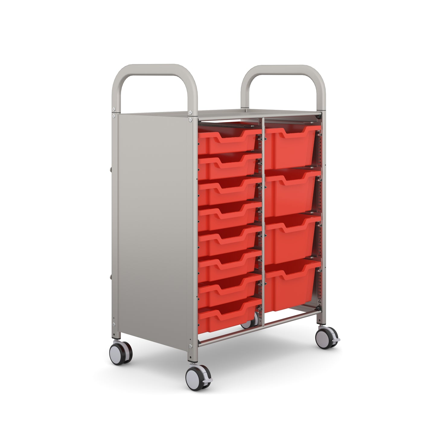 Gratnells Callero Plus Double Trolley 8 Shallow & 4 Deep Trays
