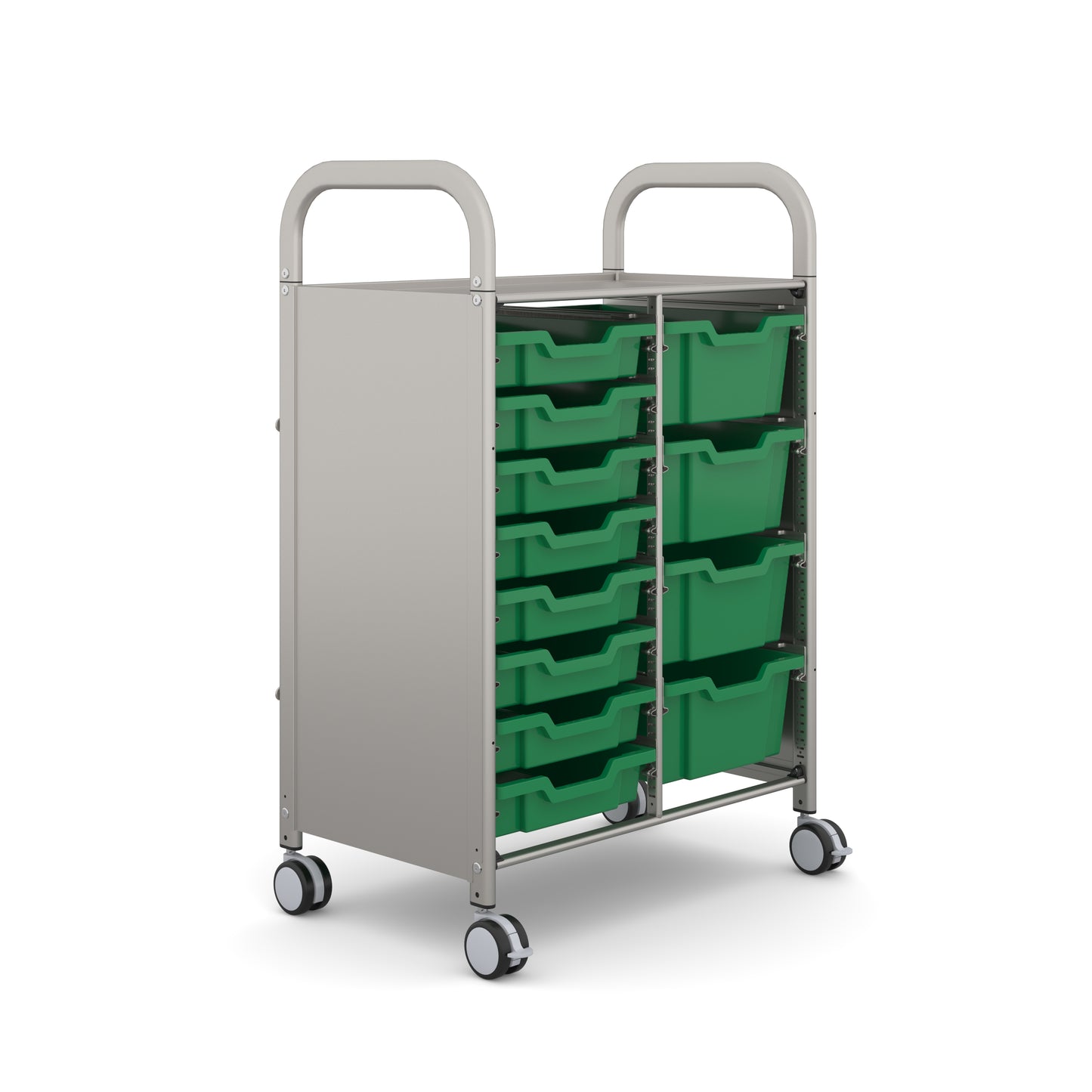 Gratnells Callero Plus Double Trolley 8 Shallow & 4 Deep Trays
