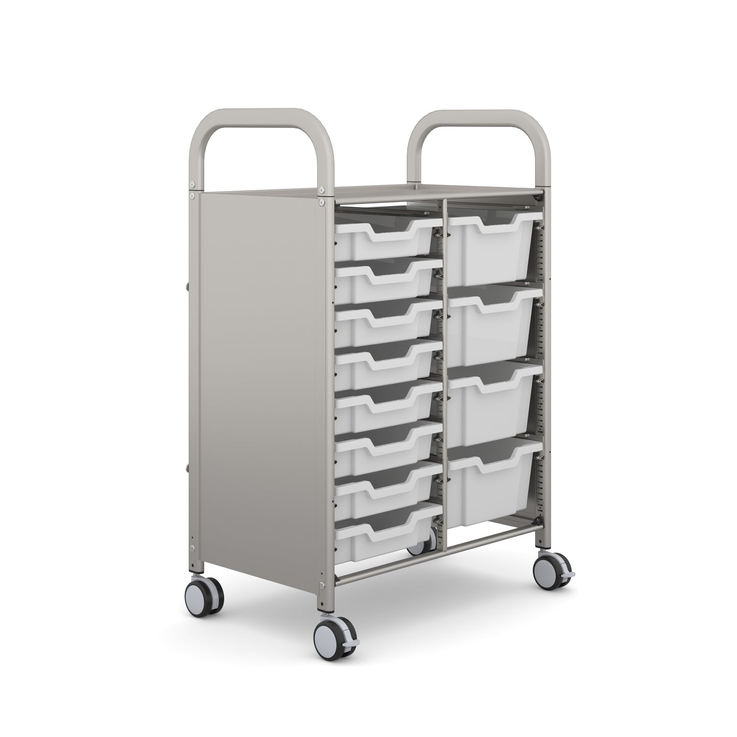 Gratnells Callero Plus Double Trolley 8 Shallow & 4 Deep Trays
