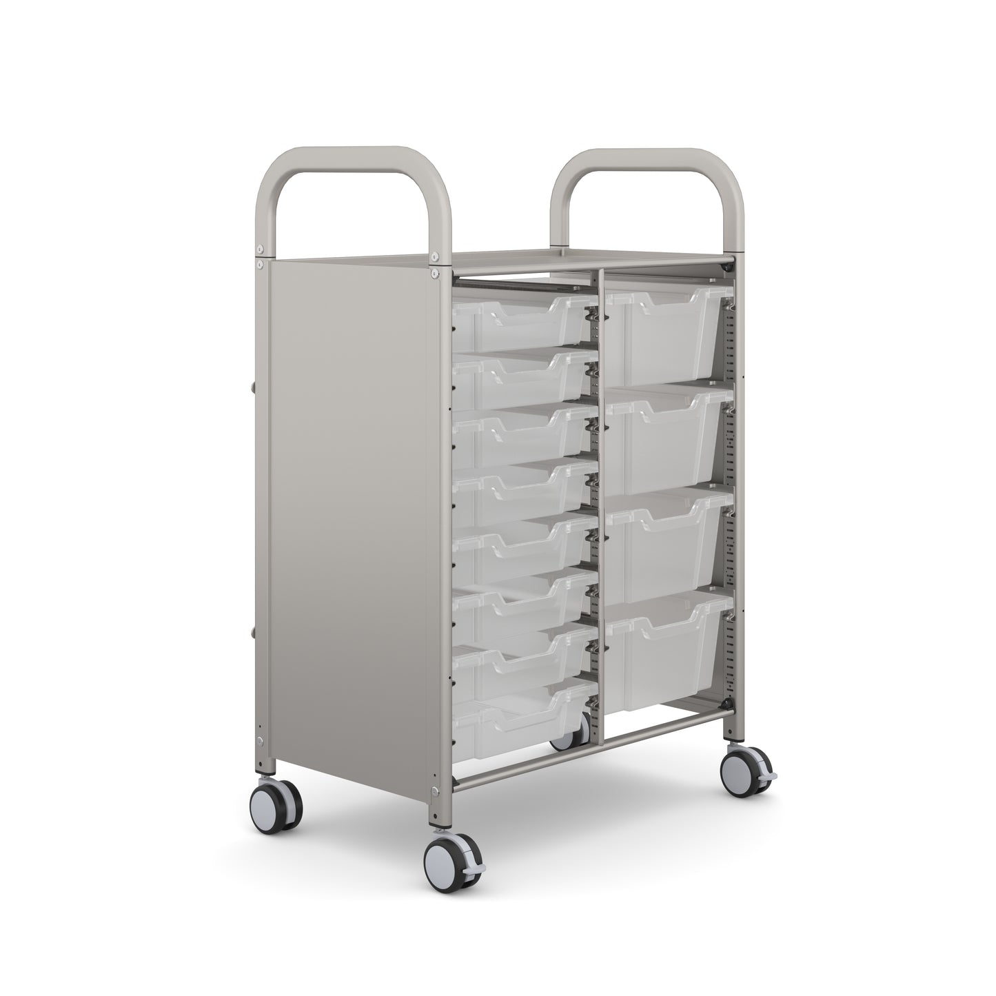 Gratnells Callero Plus Double Trolley 8 Shallow & 4 Deep Trays