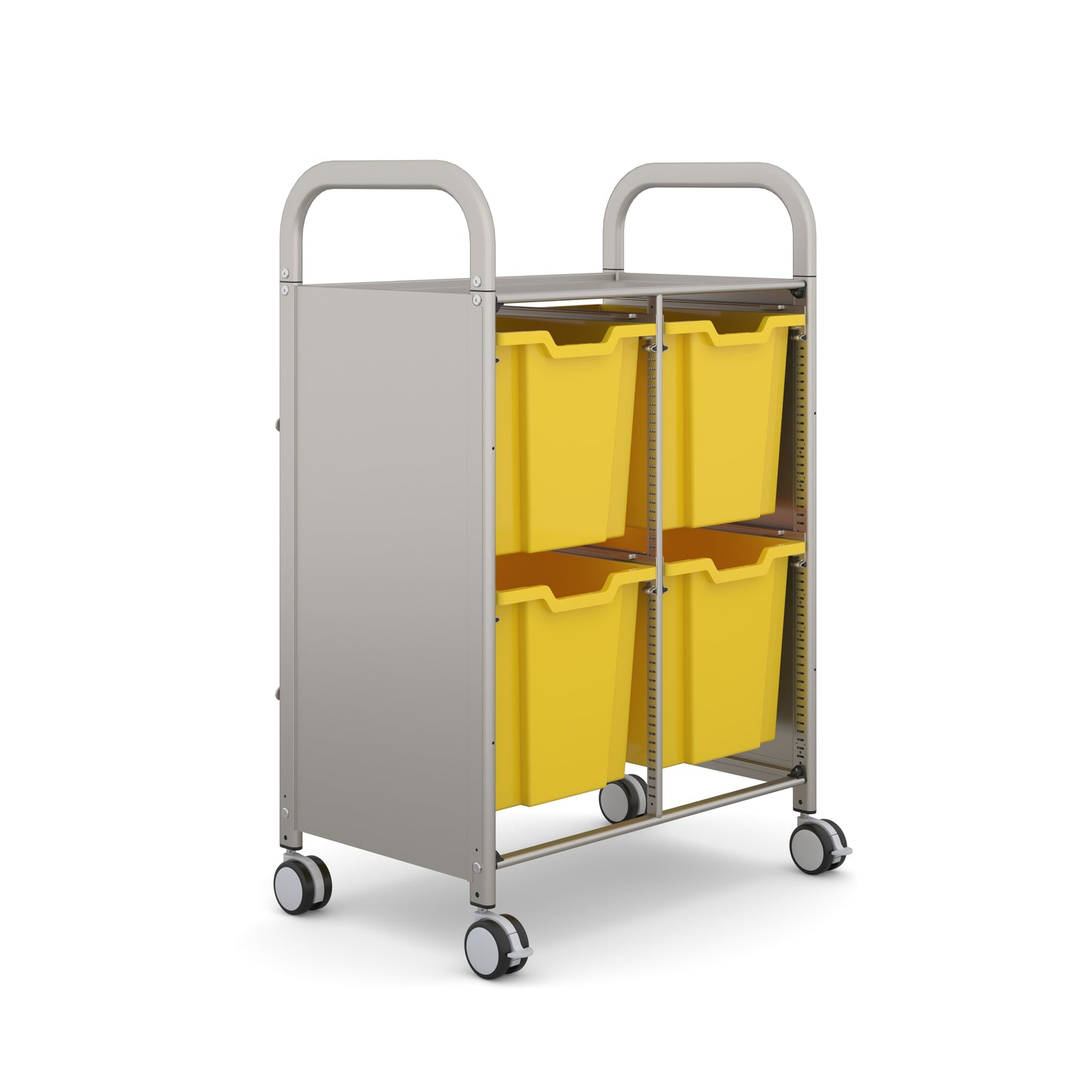 Gratnells Callero Plus Double Trolley 4 Jumbo Trays
