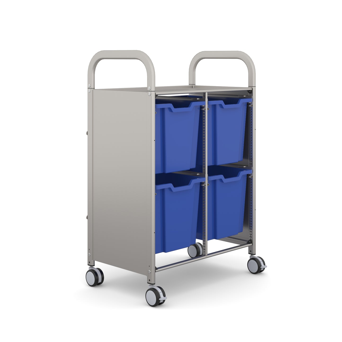 Gratnells Callero Plus Double Trolley 4 Jumbo Trays