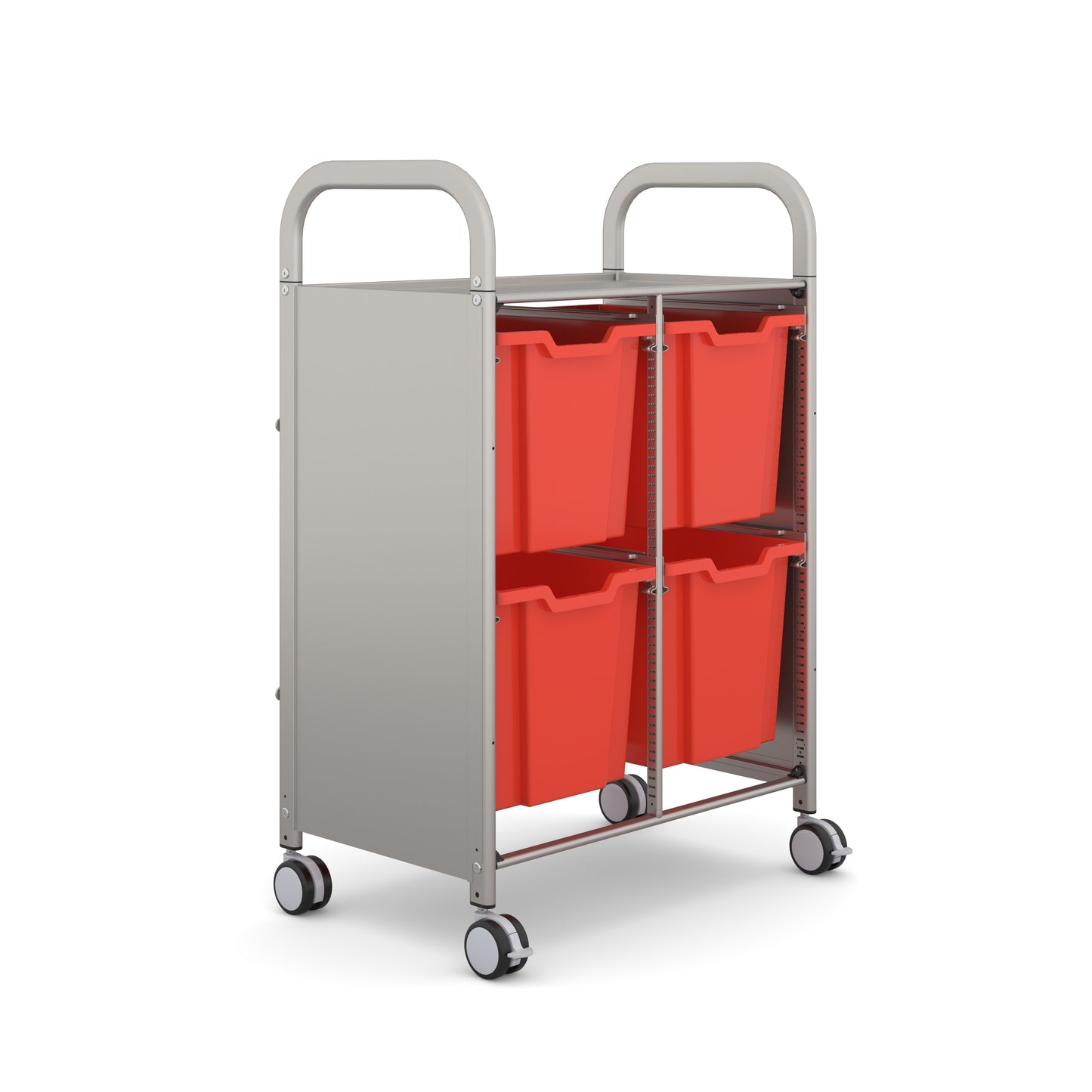 Gratnells Callero Plus Double Trolley 4 Jumbo Trays
