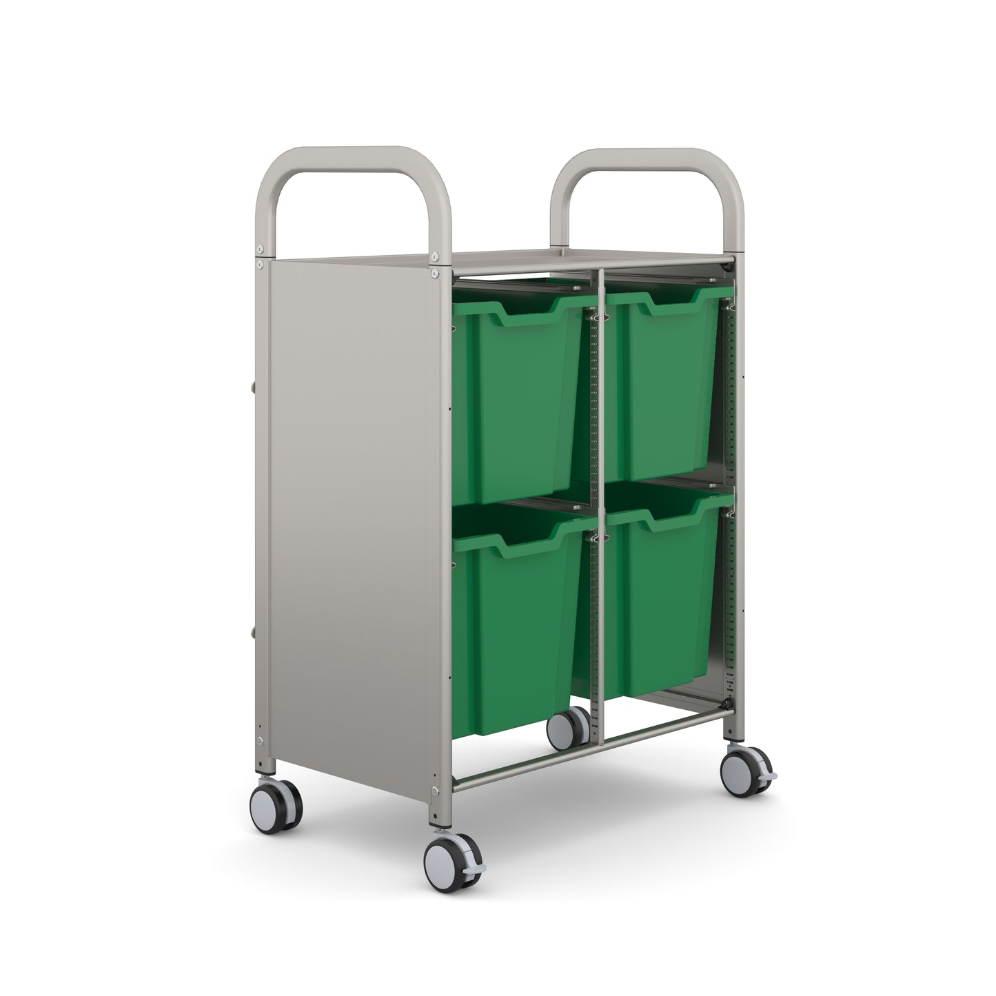 Gratnells Callero Plus Double Trolley 4 Jumbo Trays