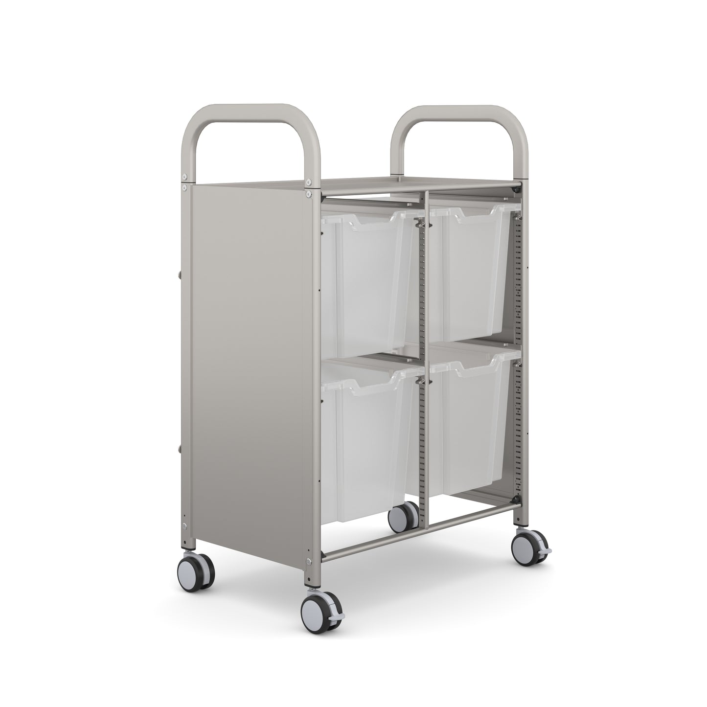 Gratnells Callero Plus Double Trolley 4 Jumbo Trays