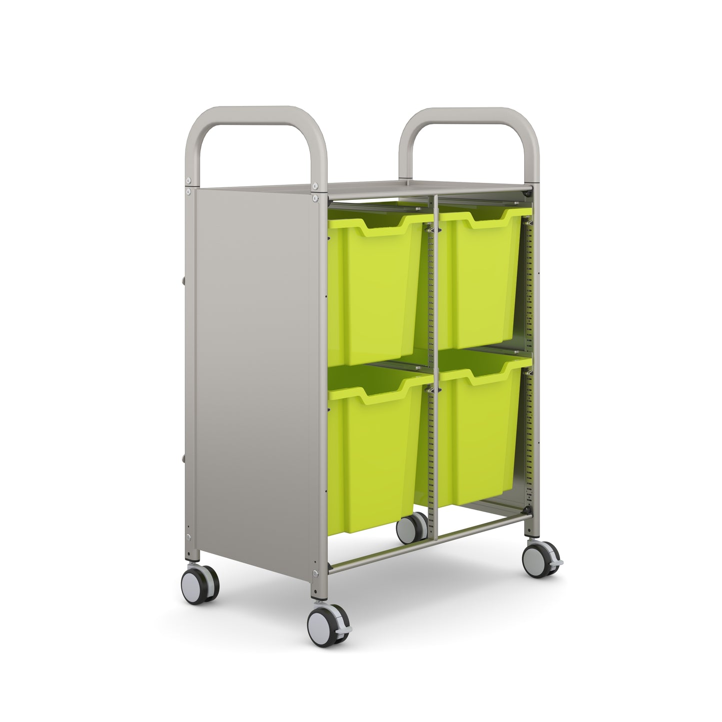 Gratnells Callero Plus Double Trolley 4 Jumbo Trays