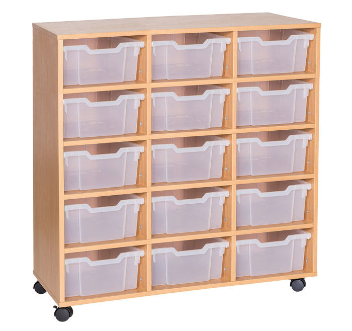 School 1025mm High - 15 Deep Tray Triple