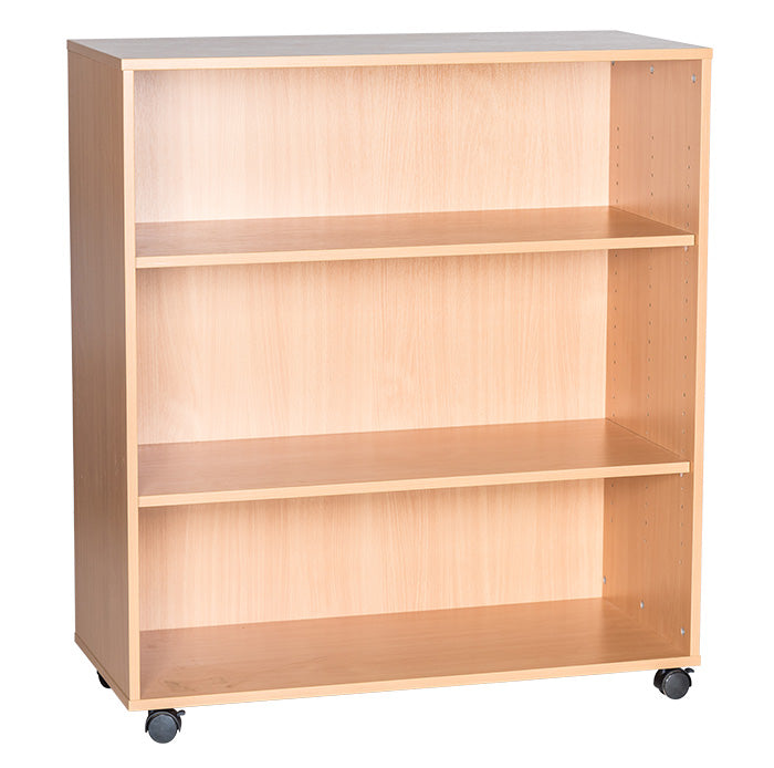 School 1107mm High - 12 High Open Shelf Triple Unit