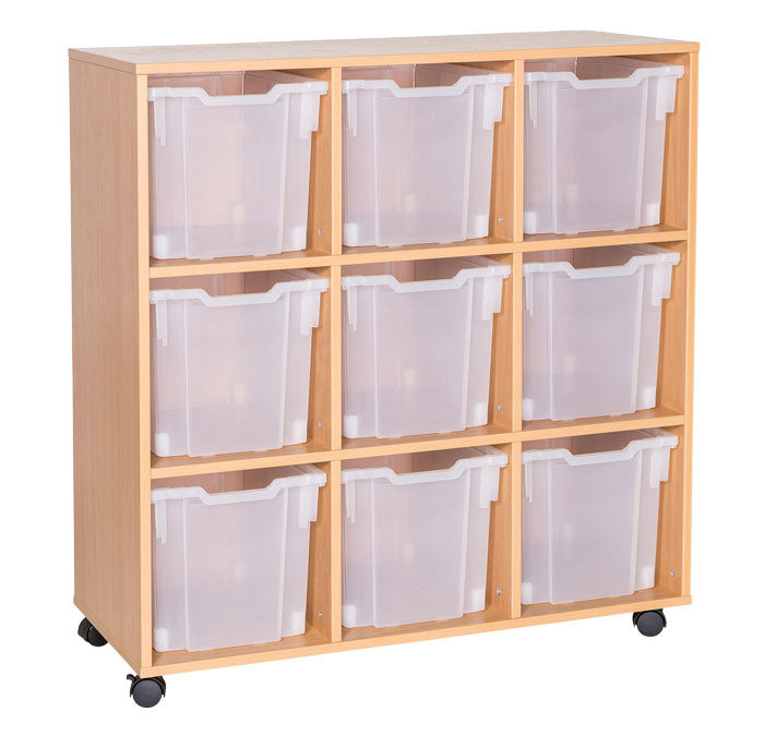 School 1107mm High - 9 Jumbo Tray Triple