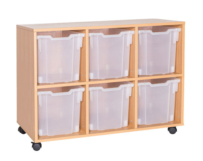 School 779mm High - 6 Jumbo Tray Triple