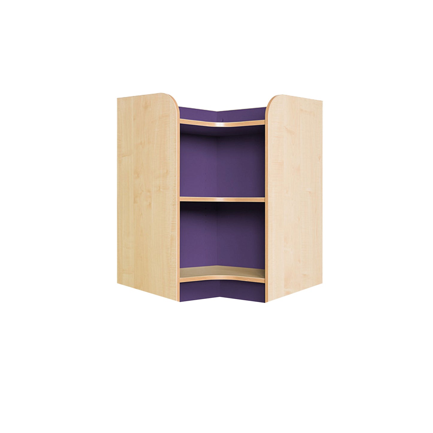 School KubbyClass Internal Corner Library Bookcase Height 1000mm
