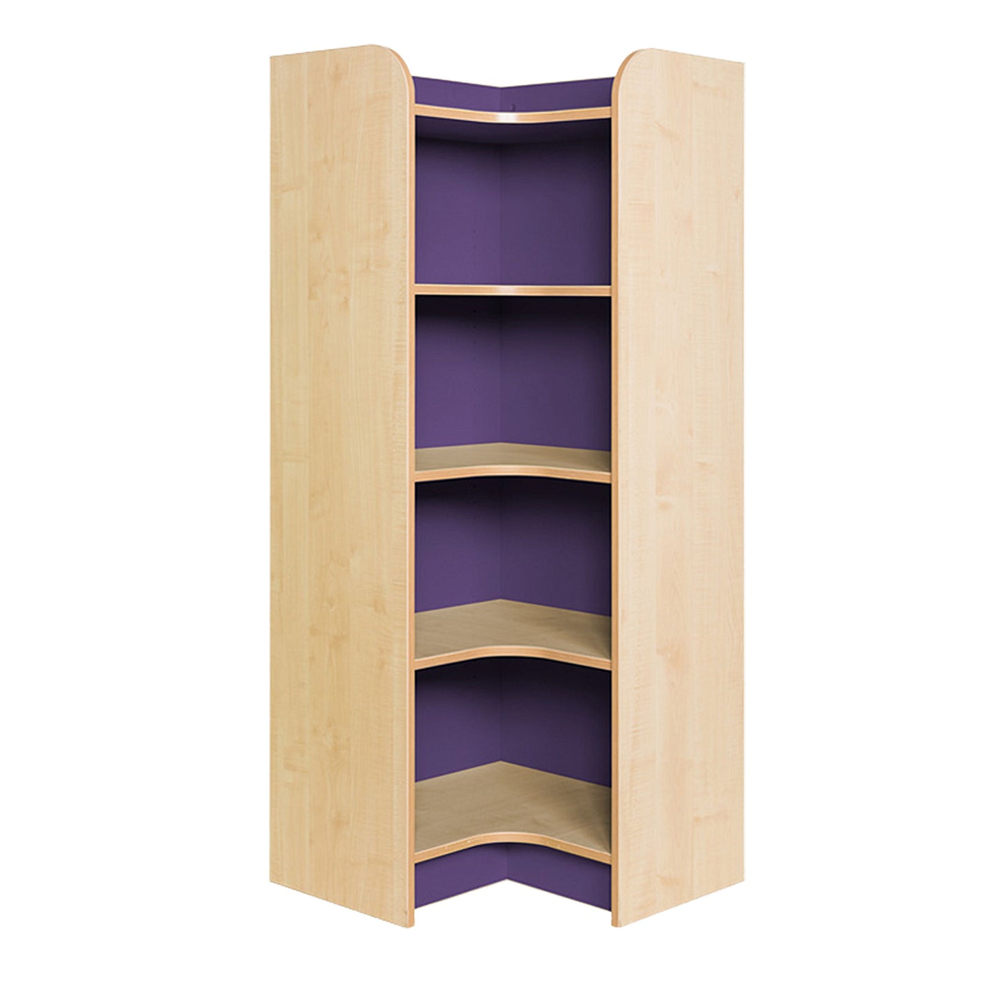 School KubbyClass Internal Corner Library Bookcase Height 1500mm