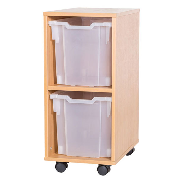 School 779mm High - 2 Jumbo Tray Single Column Unit
